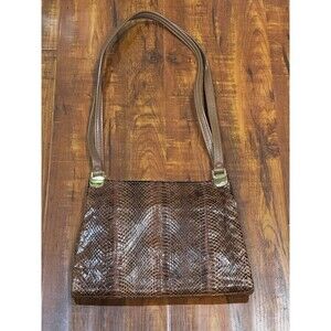 VTG Jane Shilton Made in England Genuine Snake Skin Purse Handbag Shoulder Bag